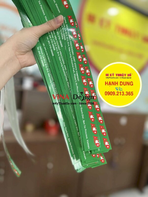 In dây niêm phong hành lý thông tin công ty cho nhân viên đi teambuilding - INKTS3550