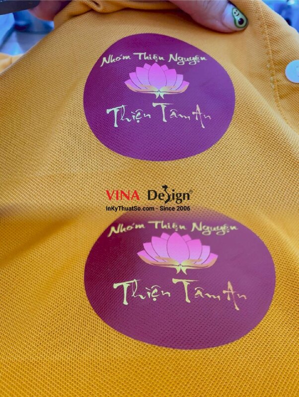 In Decal chuyển nhiệt ép áo thiện nguyện, CLB từ thiện - INKTS628