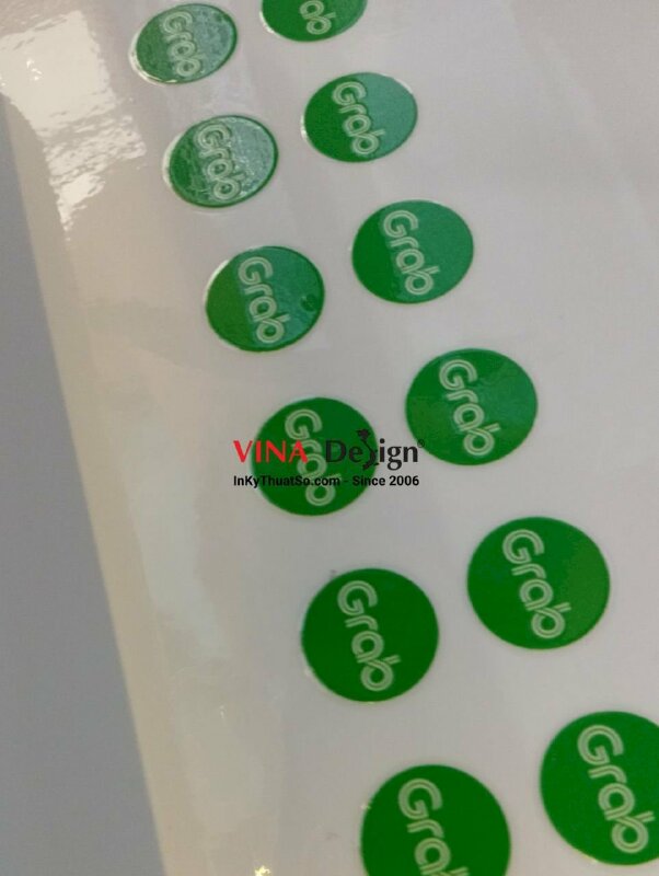 In Decal DTF in UV bóc dán trực tiếp, logo thương hiệu ứng dụng dịch vụ vận chuyển, giao hàng và thanh toán kỹ thuật số - INKTS3585