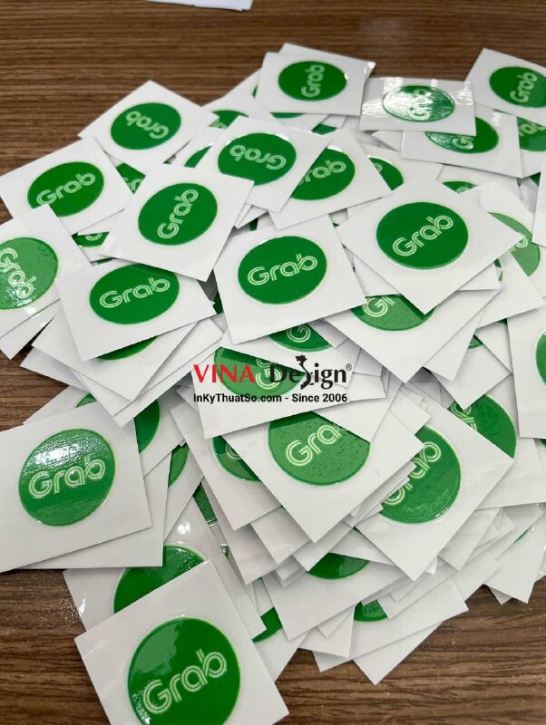In Decal DTF in UV bóc dán trực tiếp, logo thương hiệu ứng dụng dịch vụ vận chuyển, giao hàng và thanh toán kỹ thuật số - INKTS3585