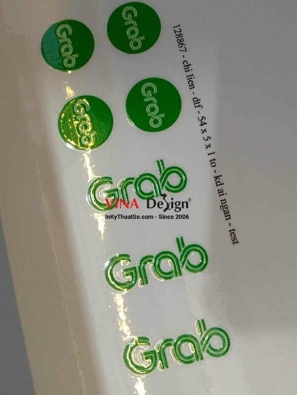 In Decal DTF in UV bóc dán trực tiếp, logo thương hiệu ứng dụng dịch vụ vận chuyển, giao hàng và thanh toán kỹ thuật số - INKTS3585