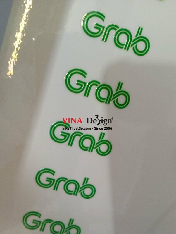 In Decal DTF in UV bóc dán trực tiếp, logo thương hiệu ứng dụng dịch vụ vận chuyển, giao hàng và thanh toán kỹ thuật số - INKTS3585