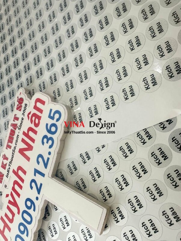 In Decal xi bạc dán son dưỡng kích màu môi, tem dán son môi - INKTS898