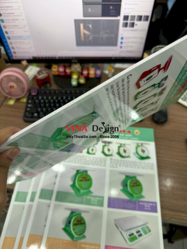 In Formex bảng quảng cáo, giới thiệu sản phẩm cân đồng hồ lò xo - INKTS3574
