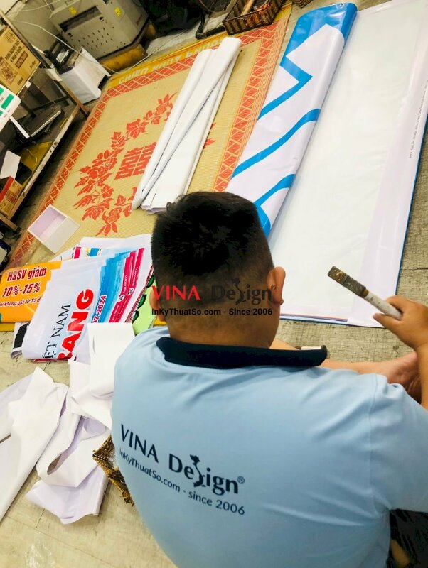 In Hiflex mực dầu chừa biên - Bạt 3.6 dzem - INKTS104