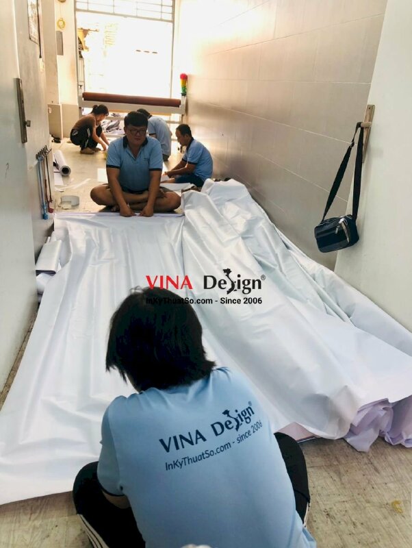 In Hiflex mực UV đóng khoen - Bạt 3.8 dzem - INKTS116