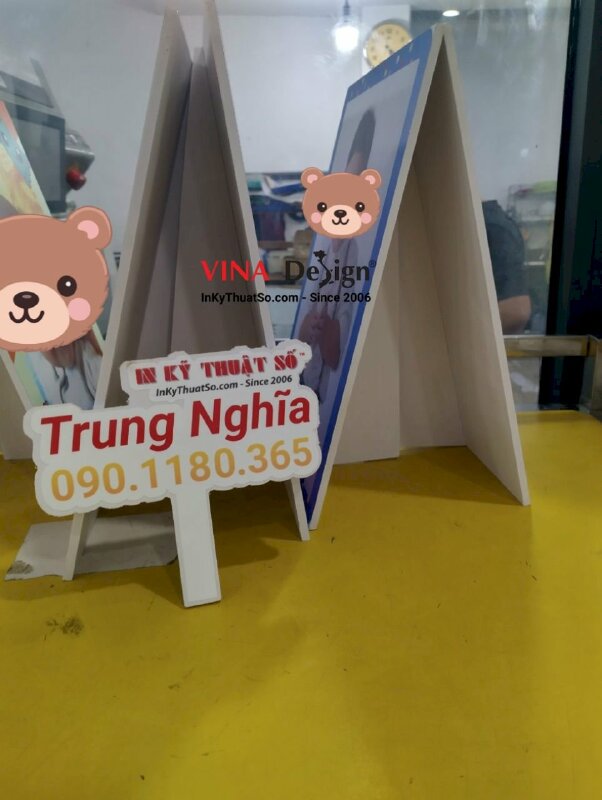 In khung ảnh để bàn sinh nhật bé trai, in ảnh formex - INKTS713