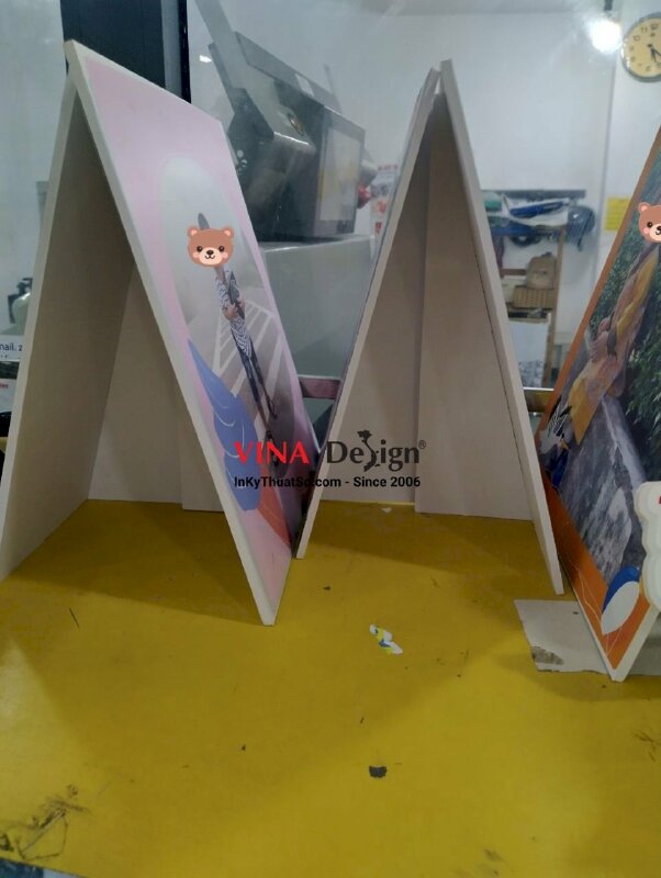 In khung ảnh để bàn sinh nhật bé trai, in ảnh formex - INKTS713