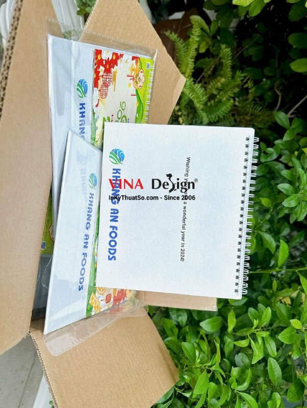 In lịch bàn chữ A 21cm x 14.8cm in 200 cuốn - INKTS941