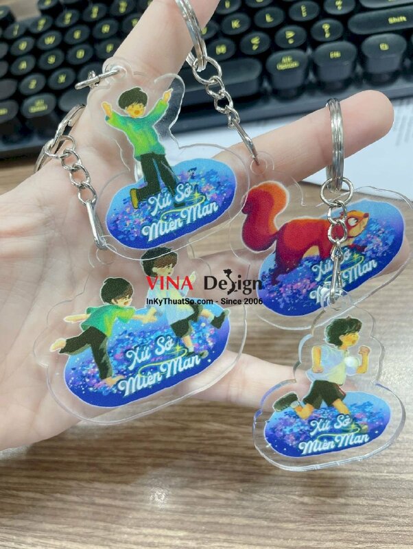 In móc khóa Mica đồ án tốt nghiệp mỹ thuật - INKTS3567