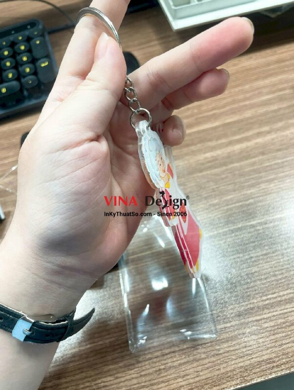 In móc khóa Mica trong đồ án tốt nghiệp mỹ thuật - INKTS3568