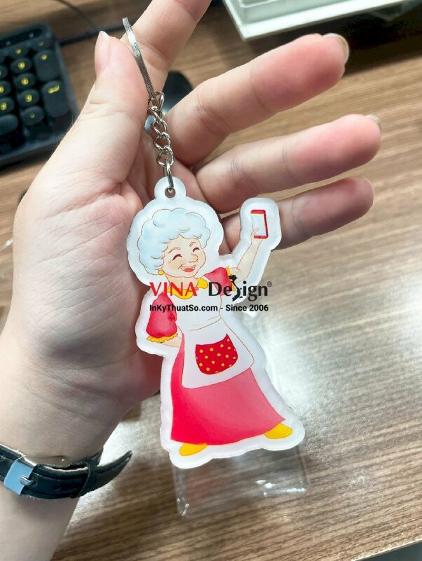 In móc khóa Mica trong đồ án tốt nghiệp mỹ thuật - INKTS3568