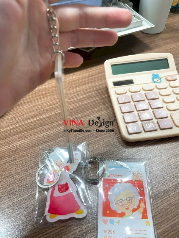 In móc khóa Mica trong đồ án tốt nghiệp mỹ thuật - INKTS3568