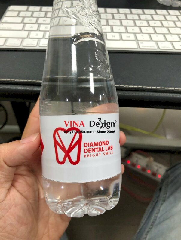 In nhãn chai nước suối, in decal dán chai nước suối sự kiện - INKTS777