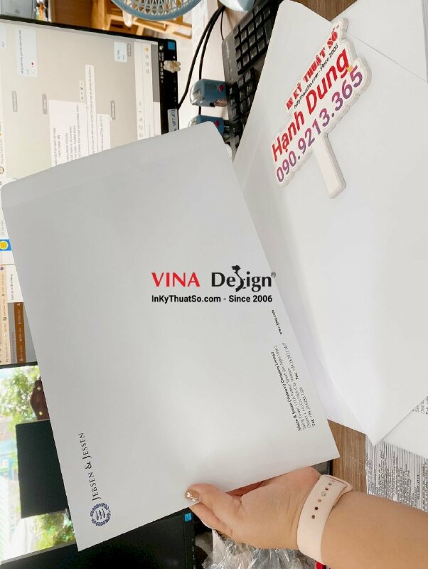 In nhanh bao thư 25 x 35 cm, bao thư in logo công ty - INKTS749