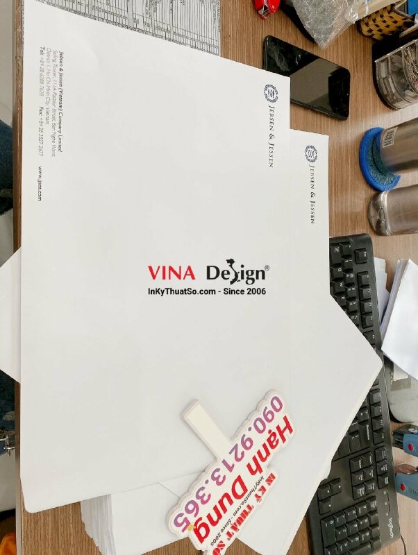 In nhanh bao thư 25 x 35 cm, bao thư in logo công ty - INKTS749