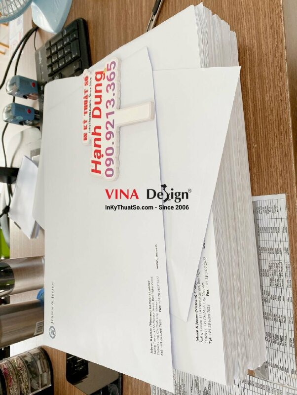 In nhanh bao thư 25 x 35 cm, bao thư in logo công ty - INKTS749