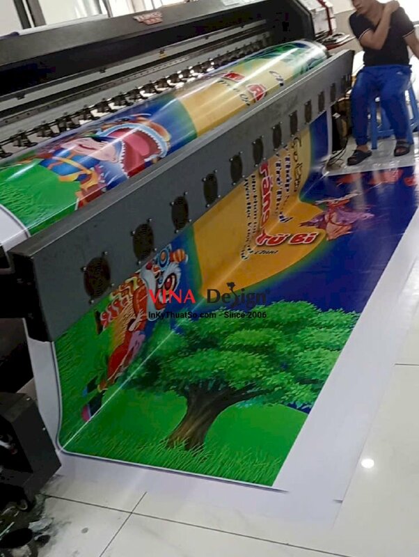 In phông nền Trung thu cho nhà Chùa Đêm Ánh Trăng Từ Bi, in bạt hiflex mực dầu khổ lớn - INKTS3546