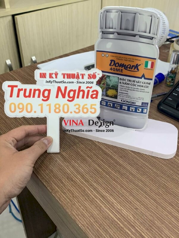 In standee mô hình sản phẩm để bàn - INKTS521