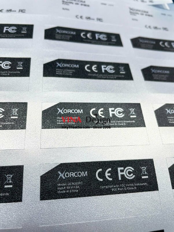 In tem Decal xi bạc - INKTS95