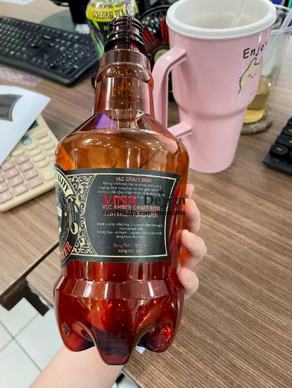 In tem nhãn dán chai beer, nhãn decal sữa dán chai thủy tinh, nhựa - INKTS3596