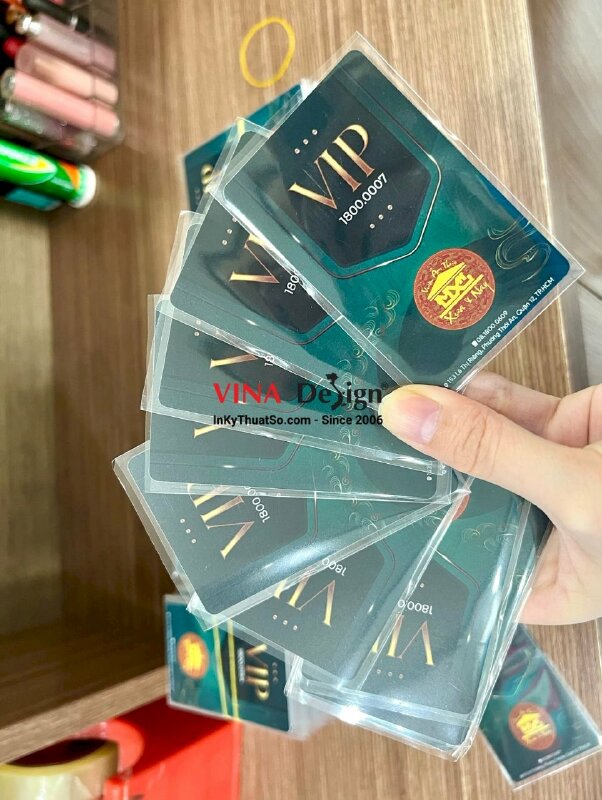 In thẻ nhựa vip nhà hàng ẩm thực 3 miền truyền thống - INKTS964