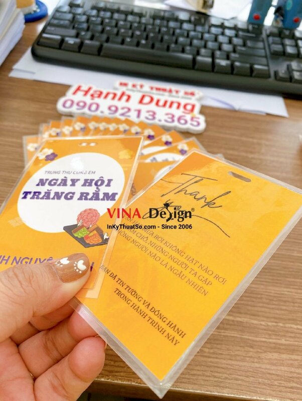 In thẻ tình nguyện viên sự kiện Trung thu cùng em Ngày hội trăng rằm - INKTS686