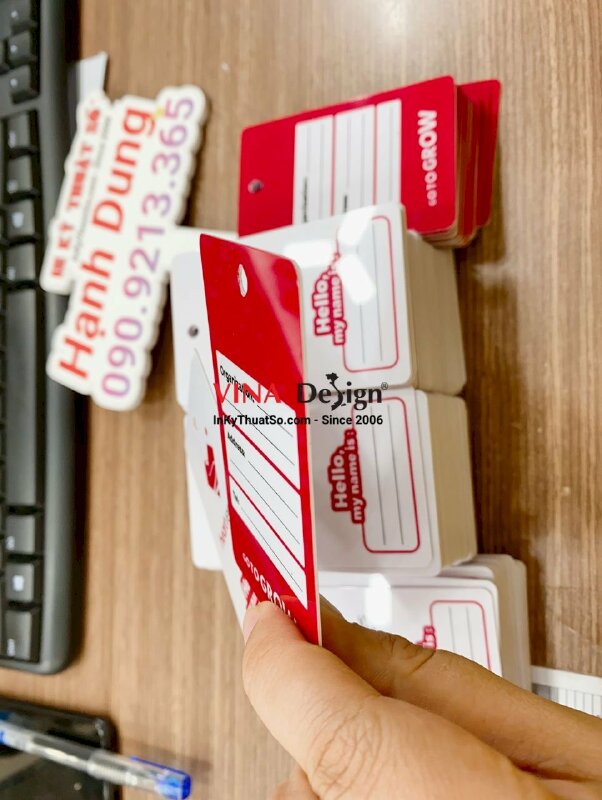 In thẻ treo hành lý bằng nhựa, tag vali, name tag, luggage tag, name badge nhựa - INKTS632