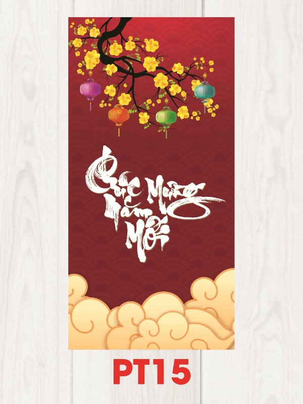 In thiệp lì xì Tết truyền thống đơn giản - Mã PT15 - INKTS2471