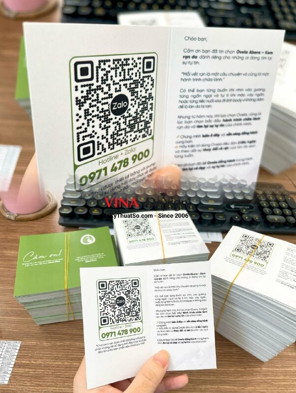 In thư cảm ơn khách hàng, thank you card cho cửa hàng dành cho mẹ bầu - INKTS3582