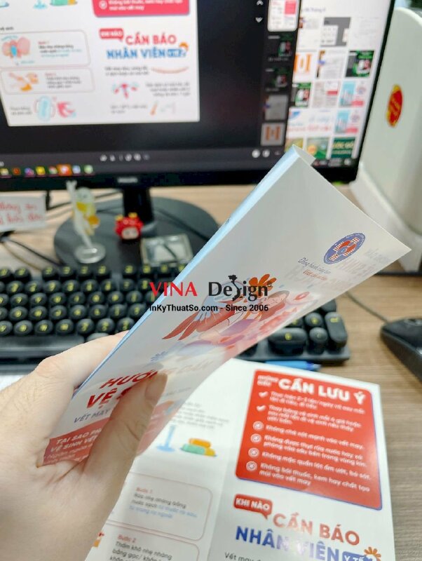 In tờ gấp thông tin hướng dẫn cho bệnh viện phụ sản - INKTS3584