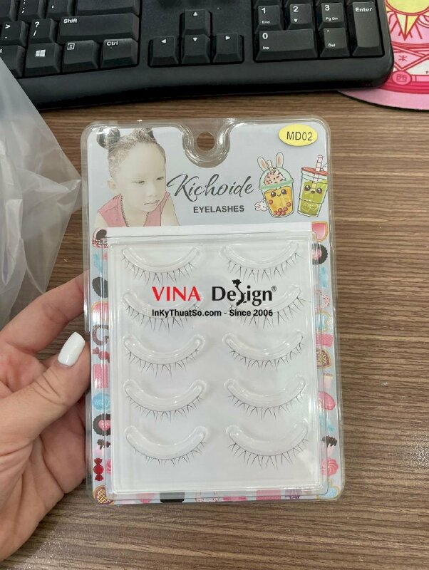 In tờ hướng dẫn sử dụng gắn hộp lông mi giả - INKTS1126