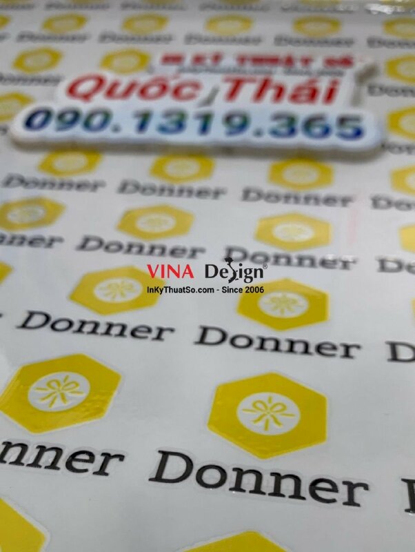 In trực tiếp lên film UV DTF logo doanh nghiệp dán lên quà tặng - INKTS974