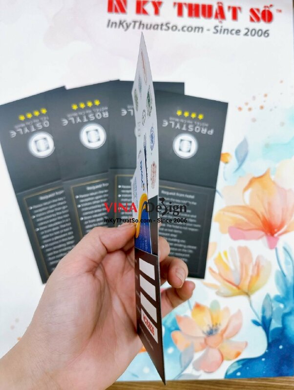 In túi giấy đựng thẻ từ khách sạn - INKTS816