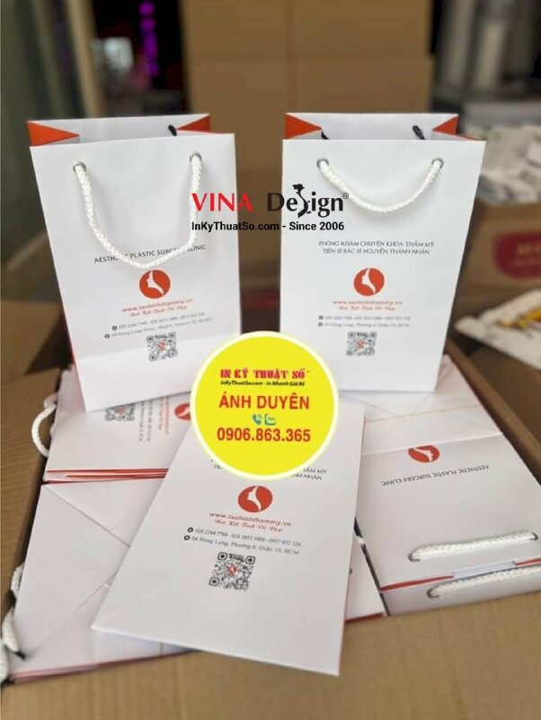 In túi giấy phòng khám chuyên khoa thẩm mỹ - INKTS925