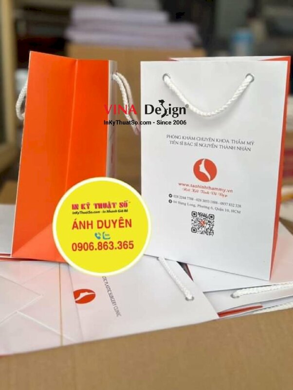 In túi giấy phòng khám chuyên khoa thẩm mỹ - INKTS925