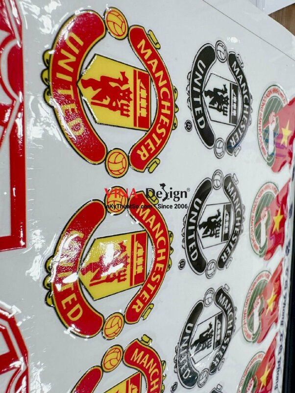 In UV DTF dán mọi chất liệu, in logo DTF câu lạc bộ bóng đá ngoại hạng Anh - INKTS1244