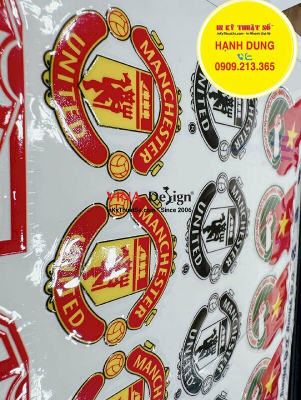 In UV DTF dán mọi chất liệu, in logo DTF câu lạc bộ bóng đá ngoại hạng Anh - INKTS1244