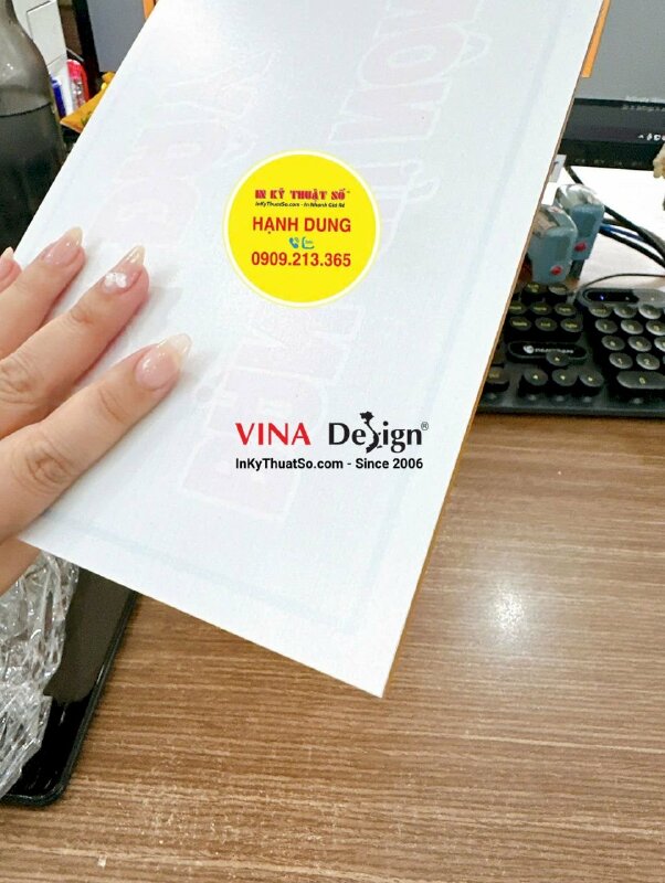 Bảng hướng dẫn, chỉ dẫn bằng Mica cho quán nhậu - INKTS3628