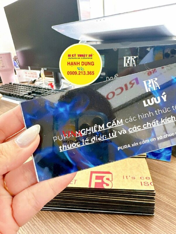 Bảng mica thông báo, lưu ý, mách nhỏ cho quán Billiards, Cafe, Gaming  - INKTS3618