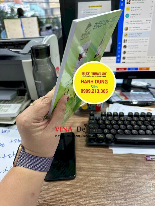 Drinks Menu tấm Formex cầm tay cho trạm dừng chân, in PP cán formex khổ A4 - INKTS3665