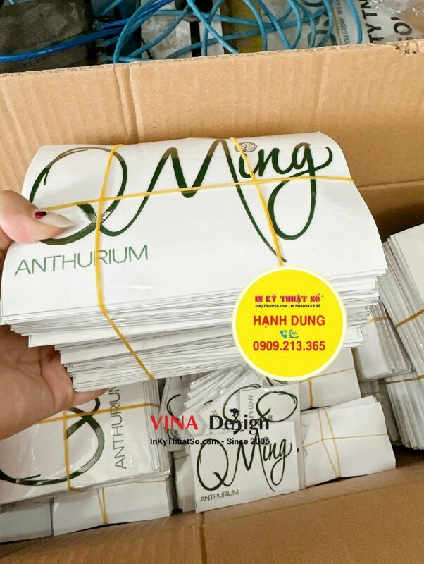 DTF logo dán chậu cây nhựa, in tem dán UV DTF số lượng lớn - INKTS3643