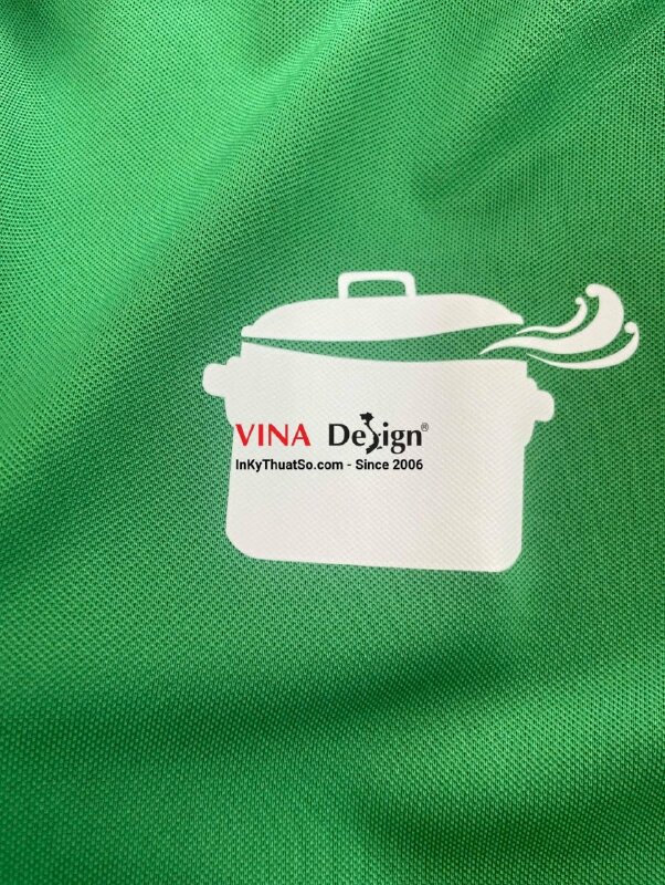 In áo thun đồng phục tiệm bánh cuốn, Pet nhiệt ủi áo thun khách hàng mang đến - INKTS3654