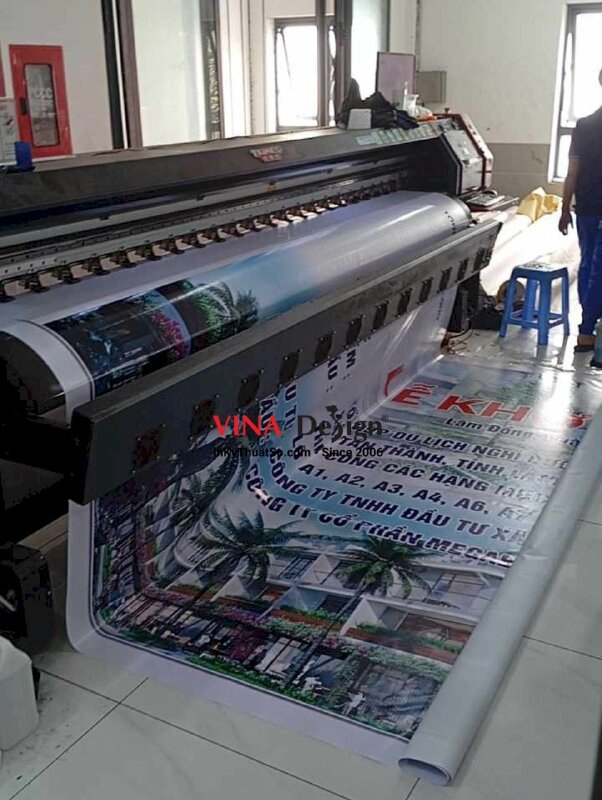 In backdrop Lễ Khởi Công khổ lớn, in bạt hiflex lấy ngay trong ngày - INKTS3609