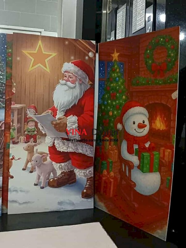 In background Giáng Sinh, backdrop Noel, phông nền Xmas từ Formex - INKTS3603