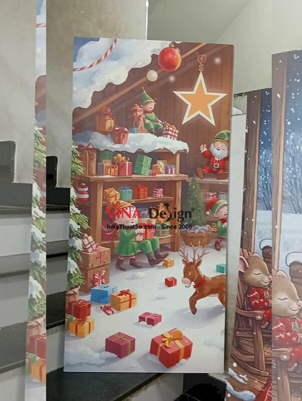 In background Giáng Sinh, backdrop Noel, phông nền Xmas từ Formex - INKTS3603