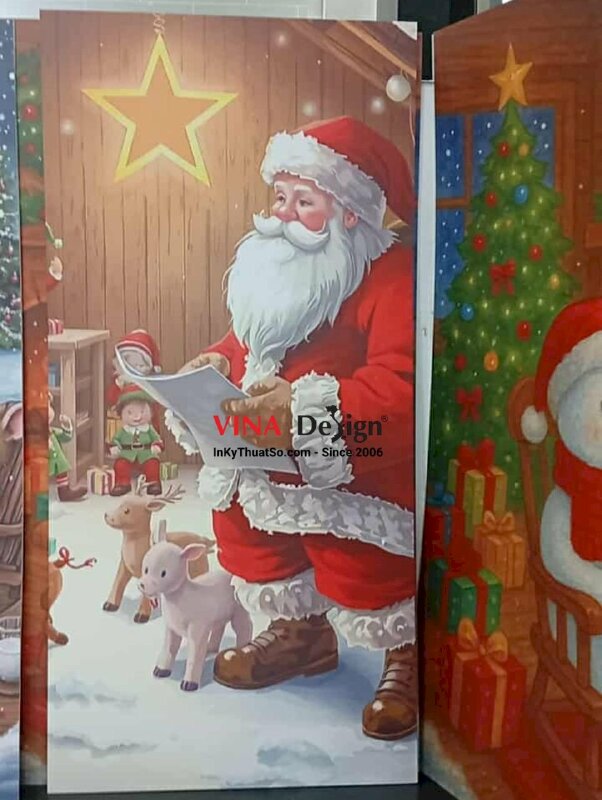 In background Giáng Sinh, backdrop Noel, phông nền Xmas từ Formex - INKTS3603