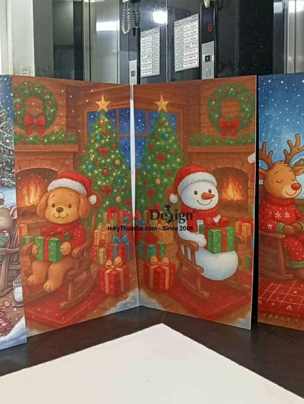 In background Giáng Sinh, backdrop Noel, phông nền Xmas từ Formex - INKTS3603