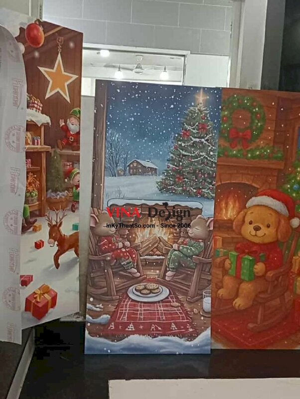 In background Giáng Sinh, backdrop Noel, phông nền Xmas từ Formex - INKTS3603