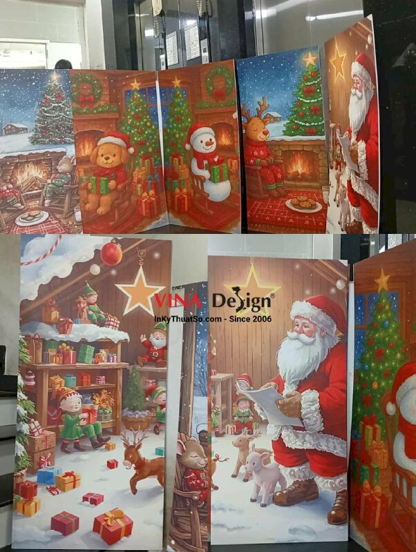 In background Giáng Sinh, backdrop Noel, phông nền Xmas từ Formex - INKTS3603